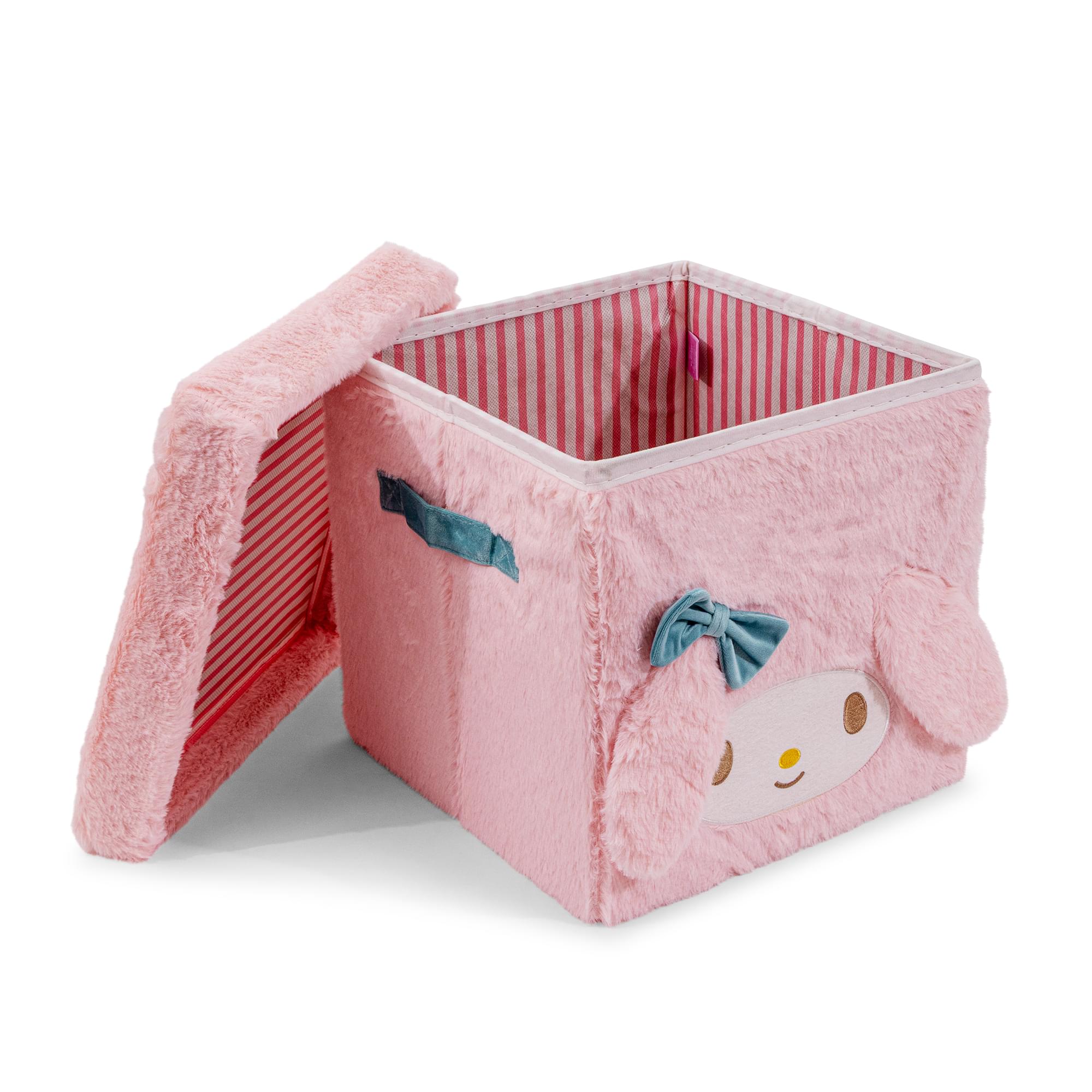Sanrio My Melody 13-Inch Plush Storage Bin With Lid