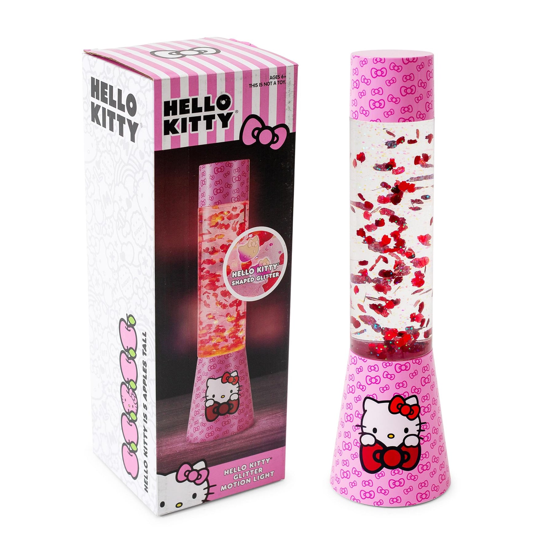 Sanrio Hello Kitty Glitter Motion Mood Light | 12 Inches Tall