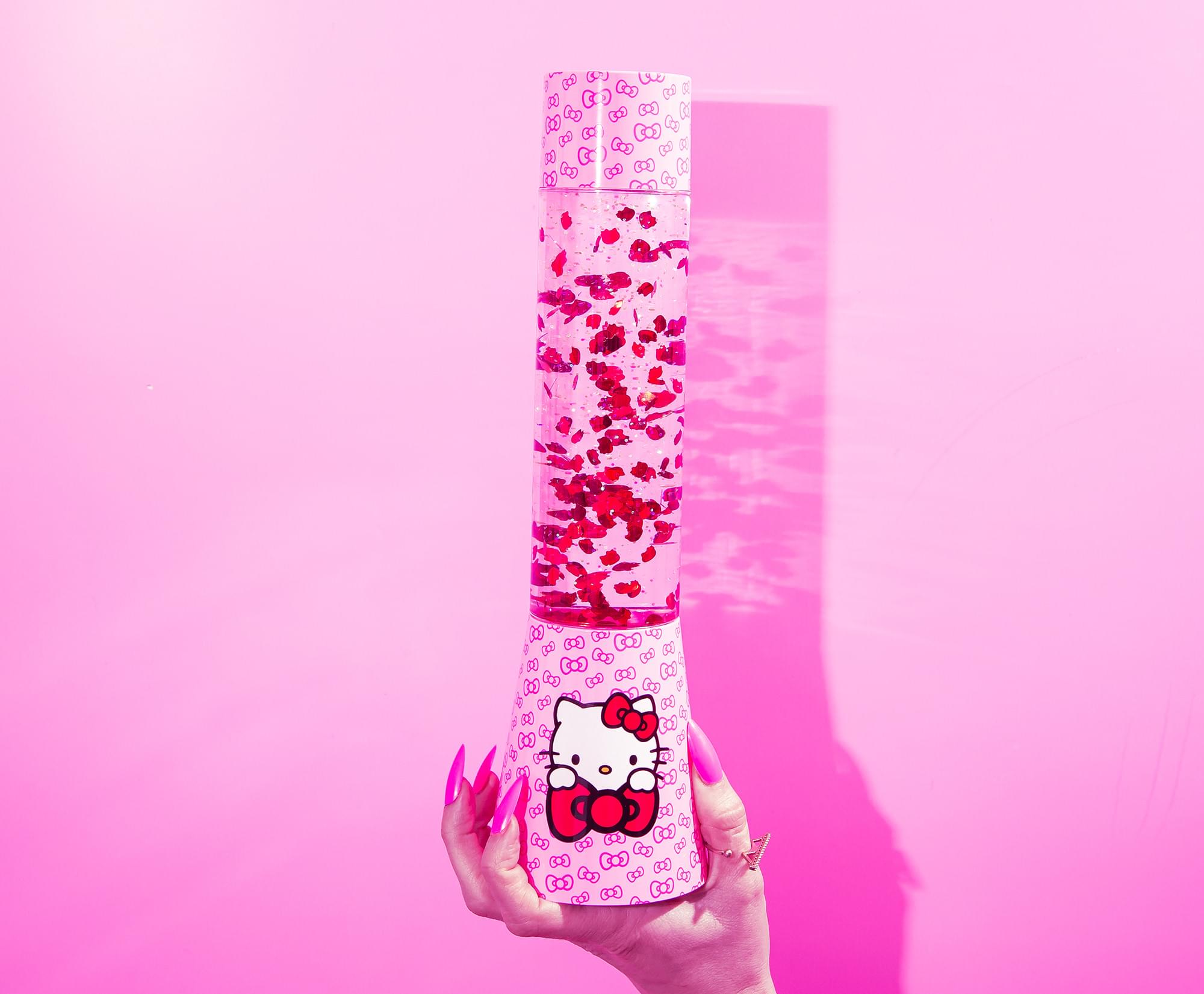 Sanrio Hello Kitty Glitter Motion Mood Light | 12 Inches Tall
