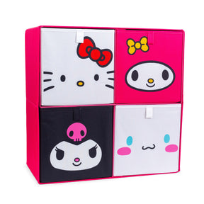 Sanrio Hello Kitty and Friends 11-Inch Storage Bins | Set of 4