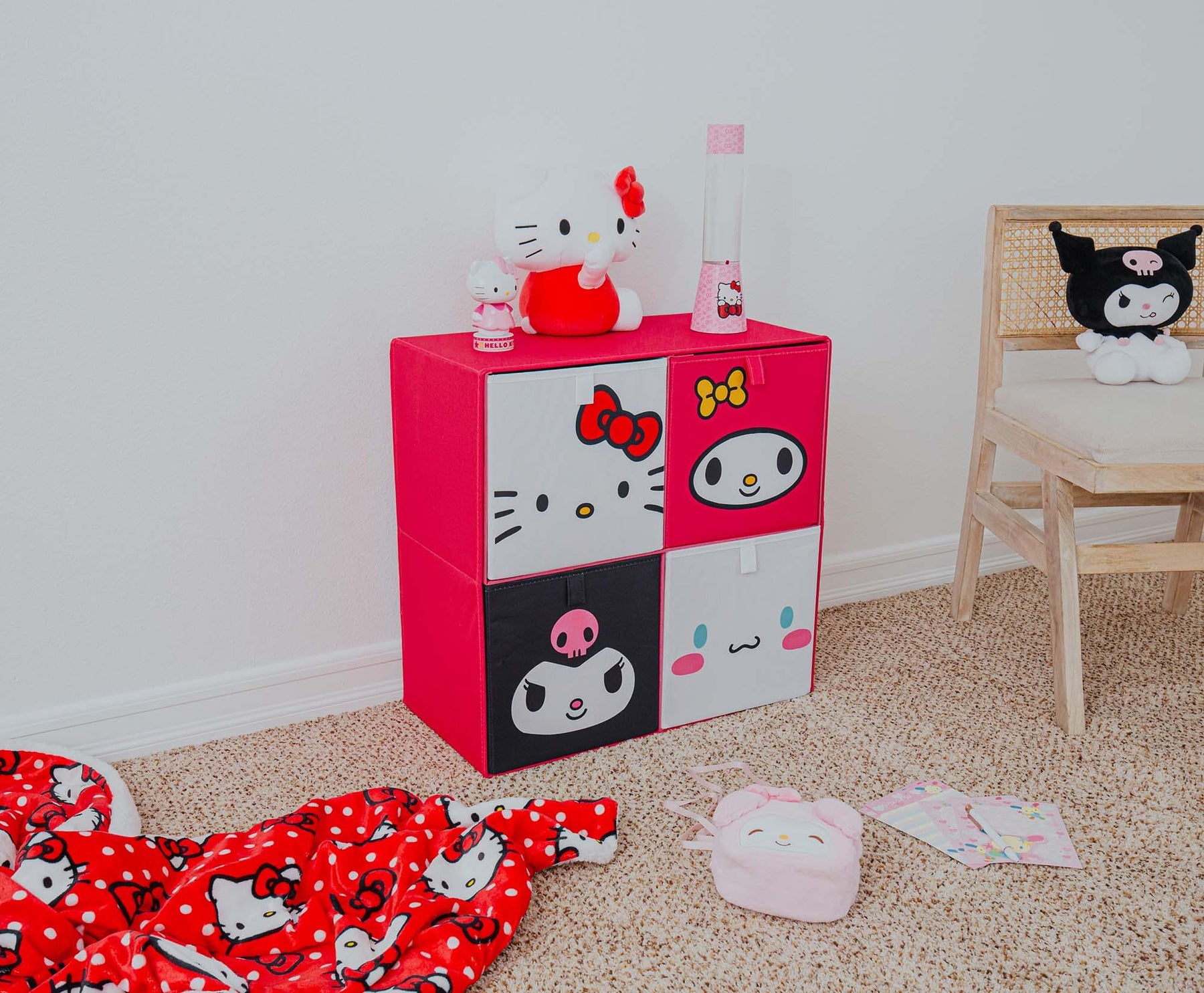 Sanrio Hello Kitty and Friends 11-Inch Storage Bins | Set of 4