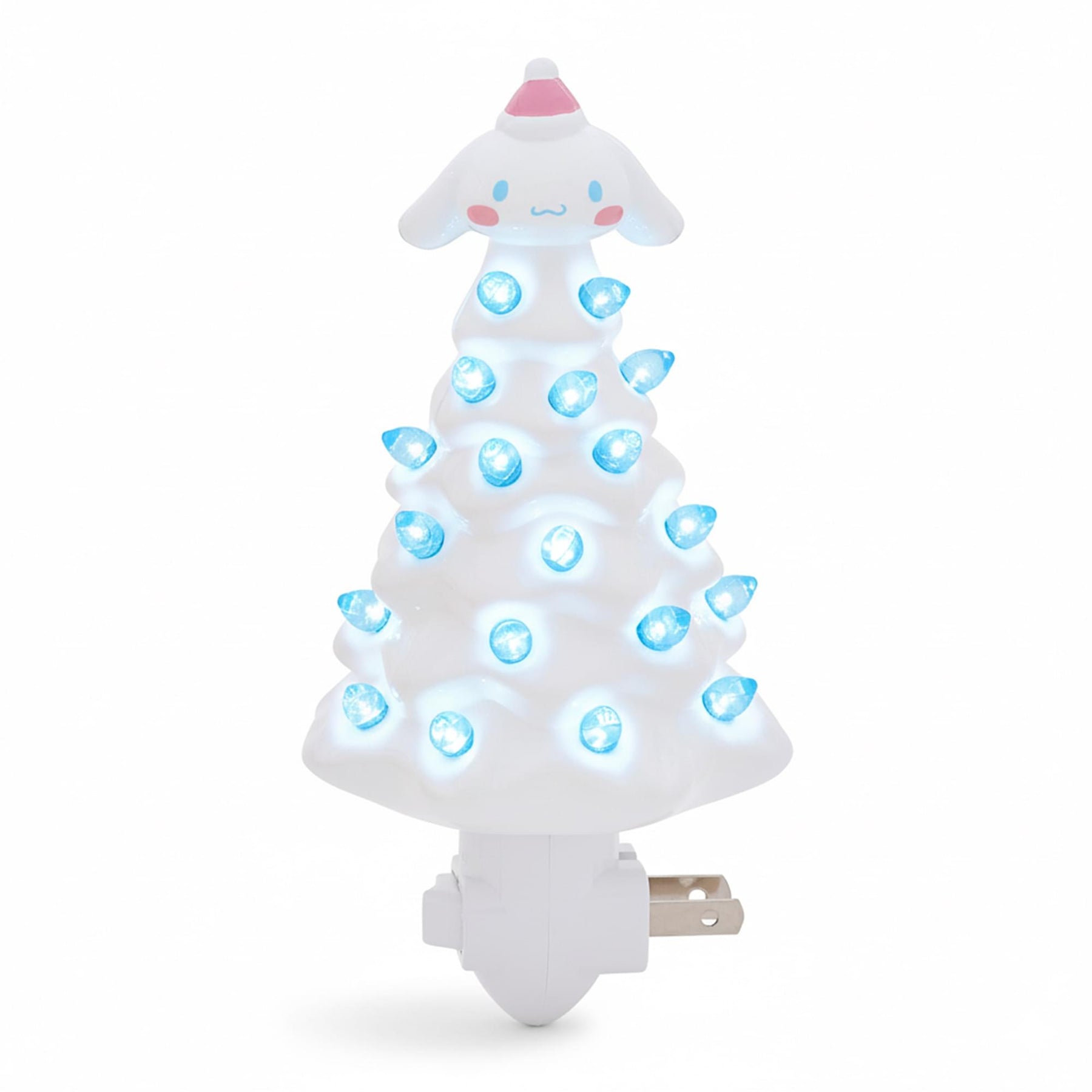 Sanrio Cinnamoroll 6-Inch Ceramic Christmas Tree Plug-In Nightlight