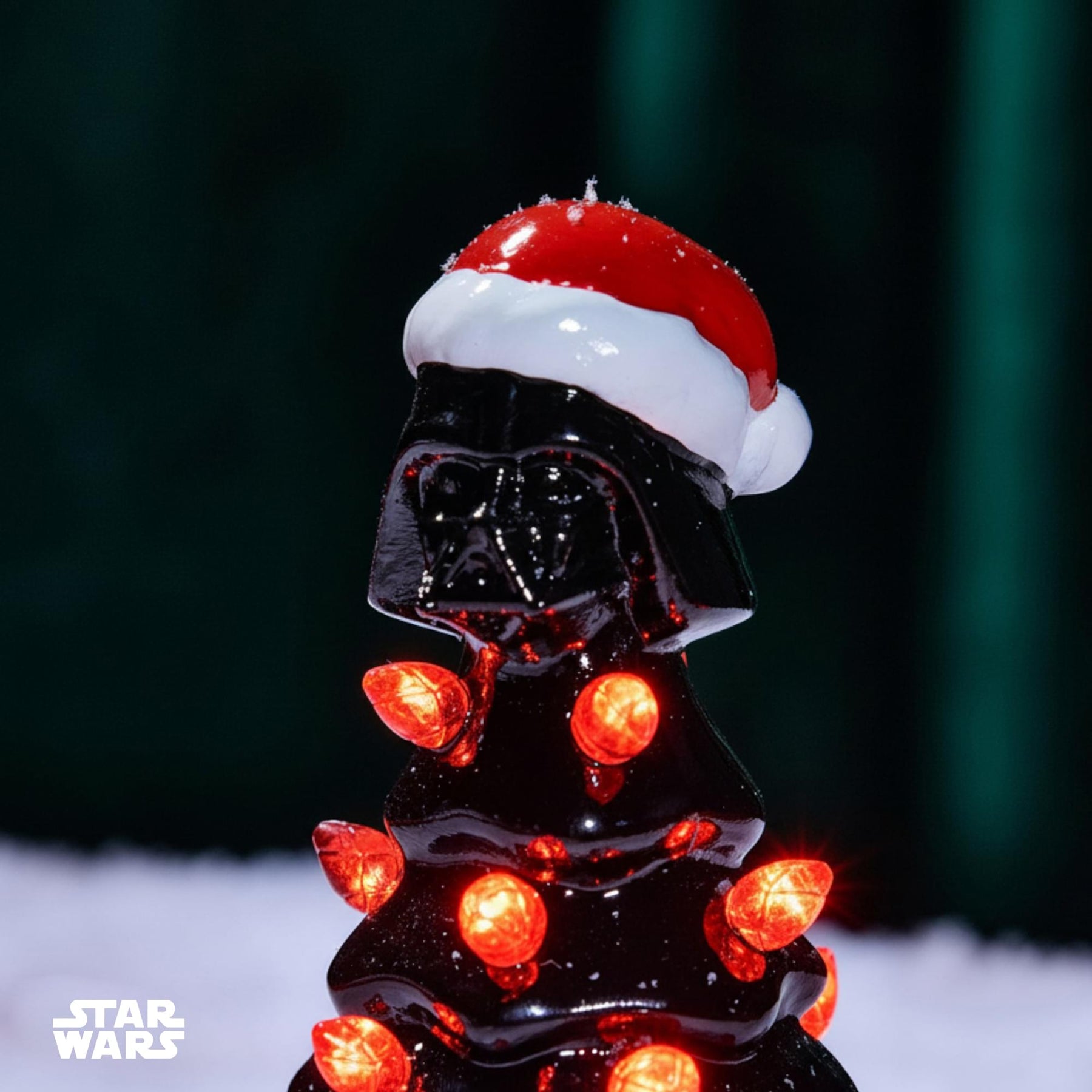 Star Wars Darth Vader Light-Up Ceramic Christmas Tree | 6 Inches Tall