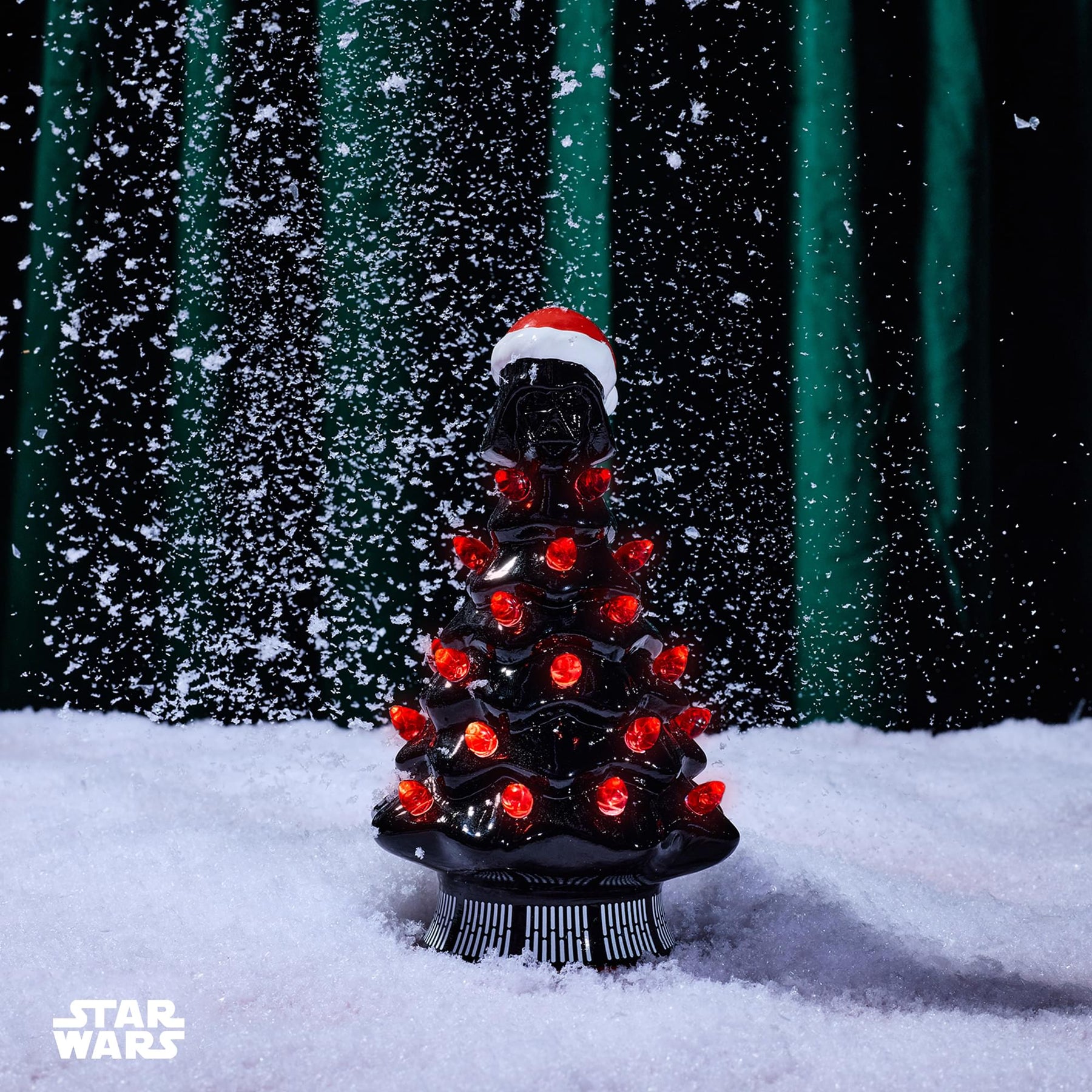 Star Wars Darth Vader Light-Up Ceramic Christmas Tree | 6 Inches Tall