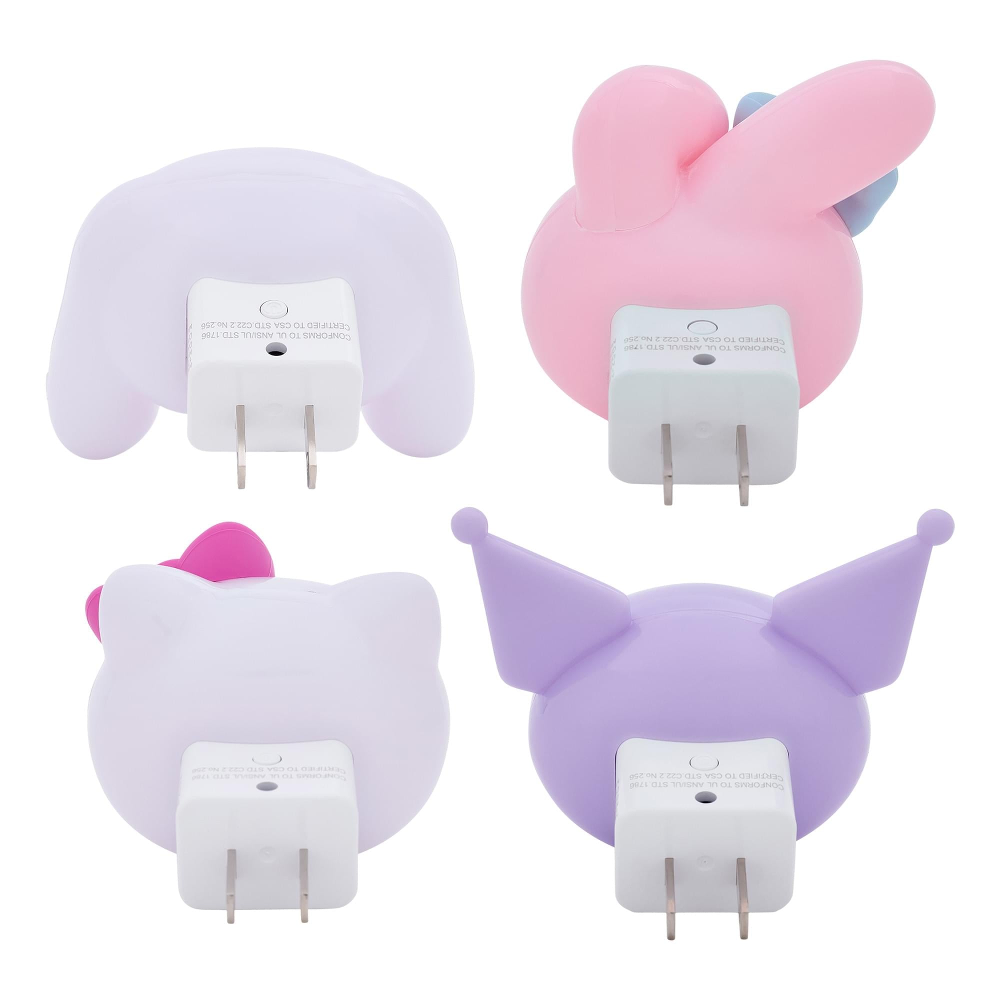 Sanrio Characters Plug-In Night Light Set Of 4