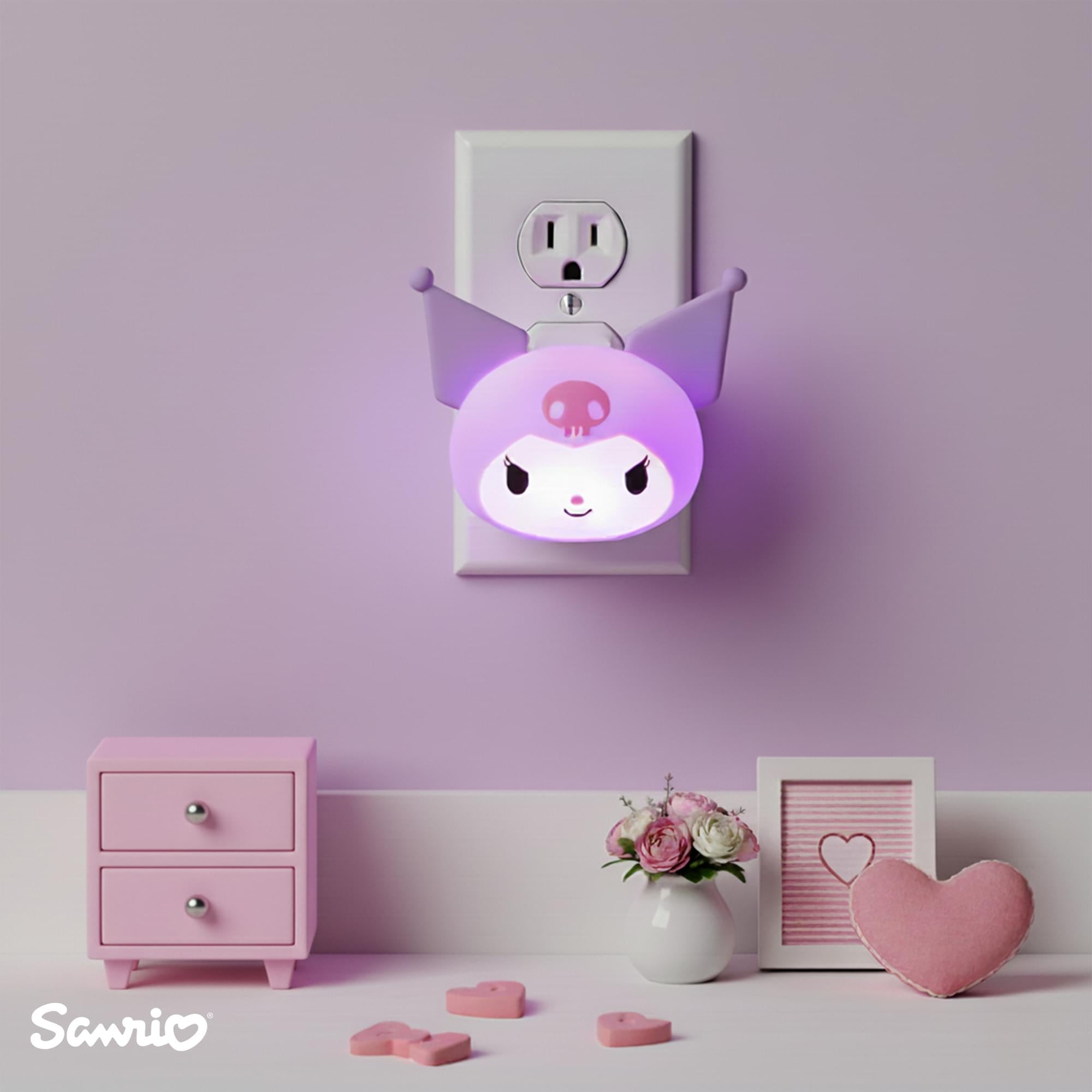 Sanrio Kuromi Face Plug-In Nightlight