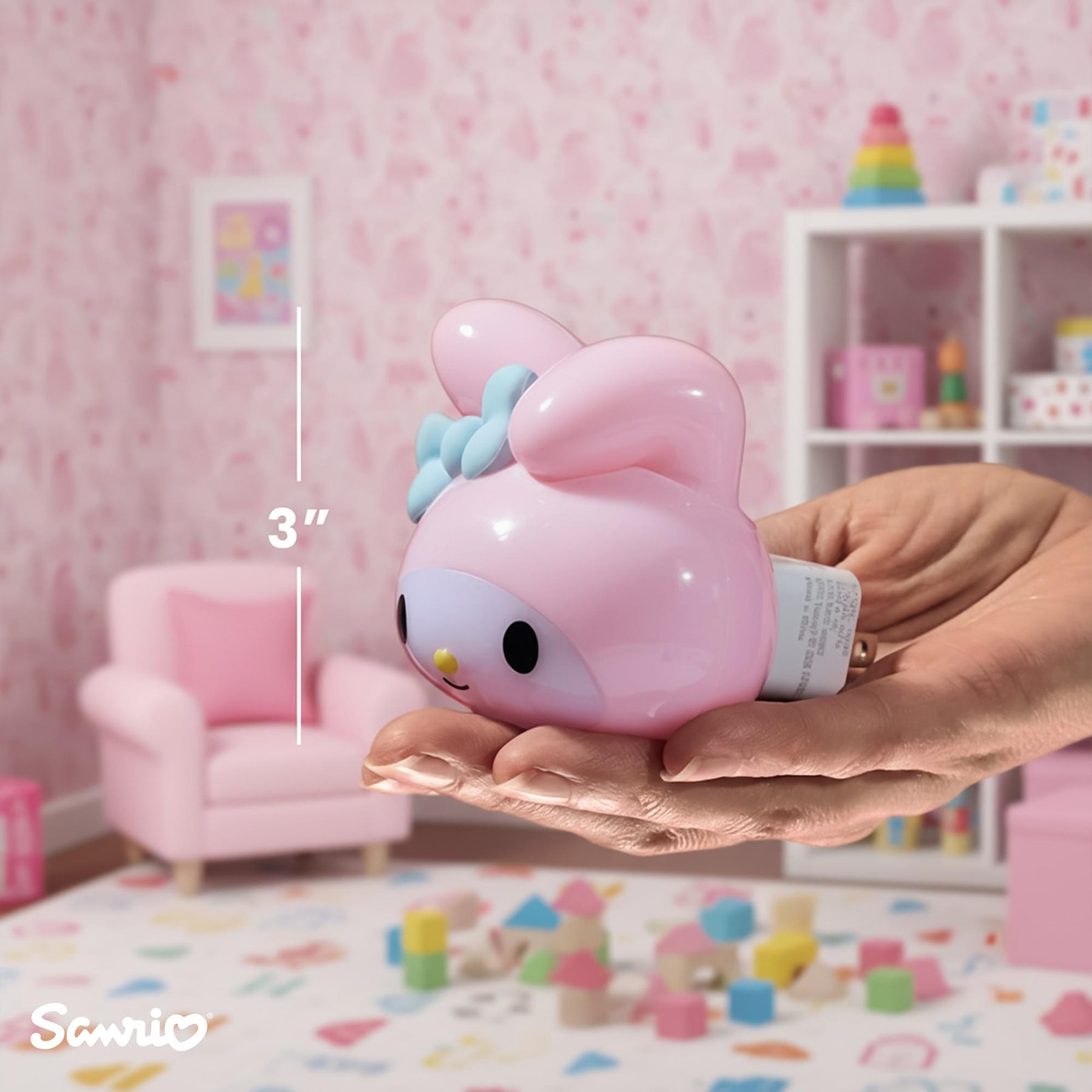 Sanrio My Melody Face Plug-In Nightlight