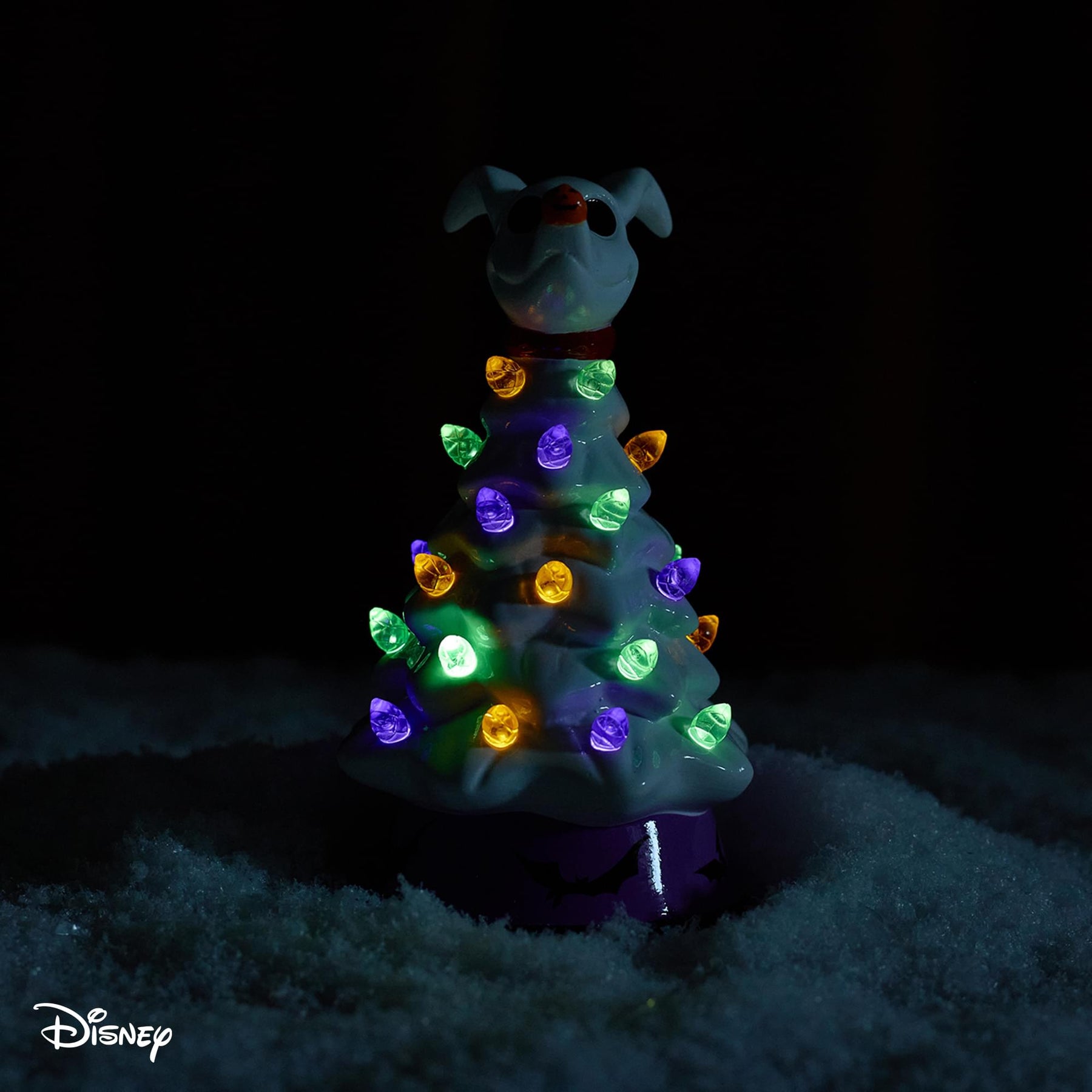 Disney The Nightmare Before Christmas Zero Light-Up Ceramic Christmas Tree