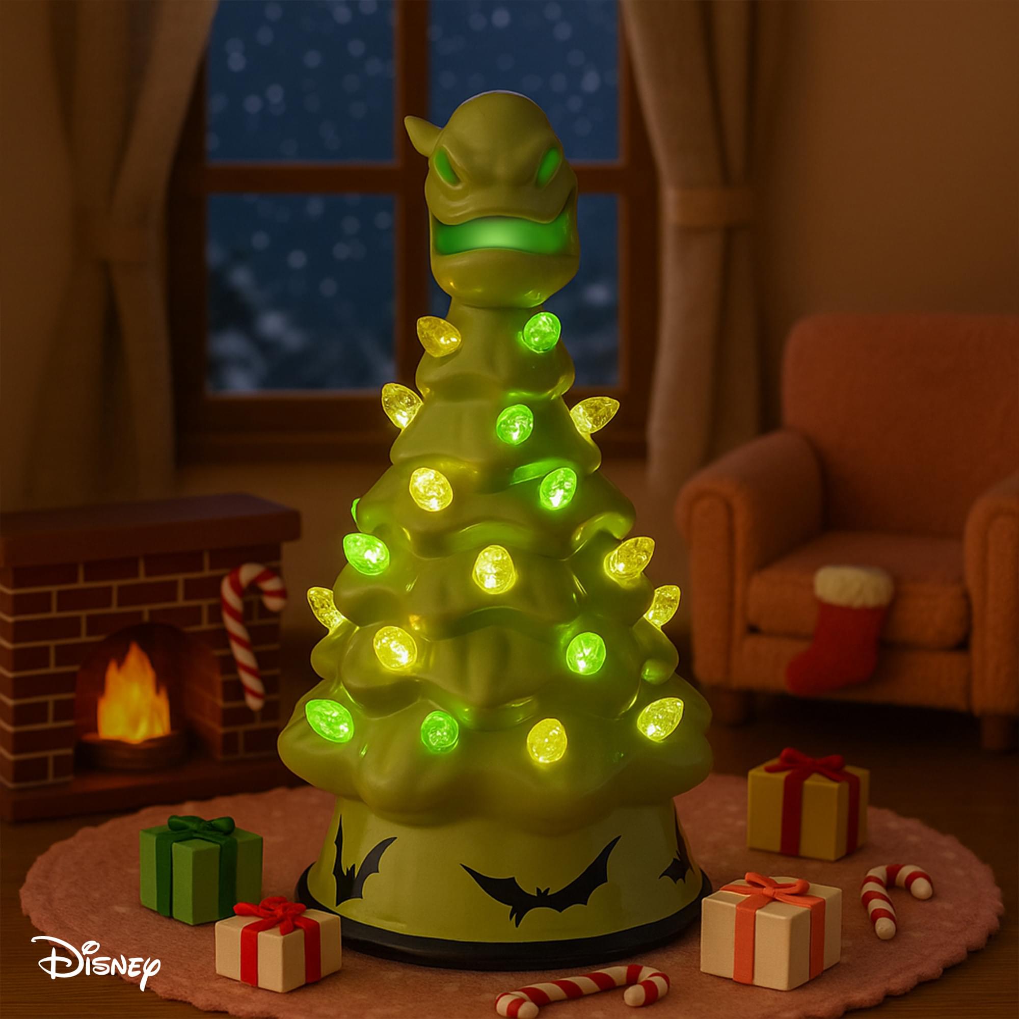 Disney The Nightmare Before Christmas Oogie Light-Up Ceramic Christmas Tree