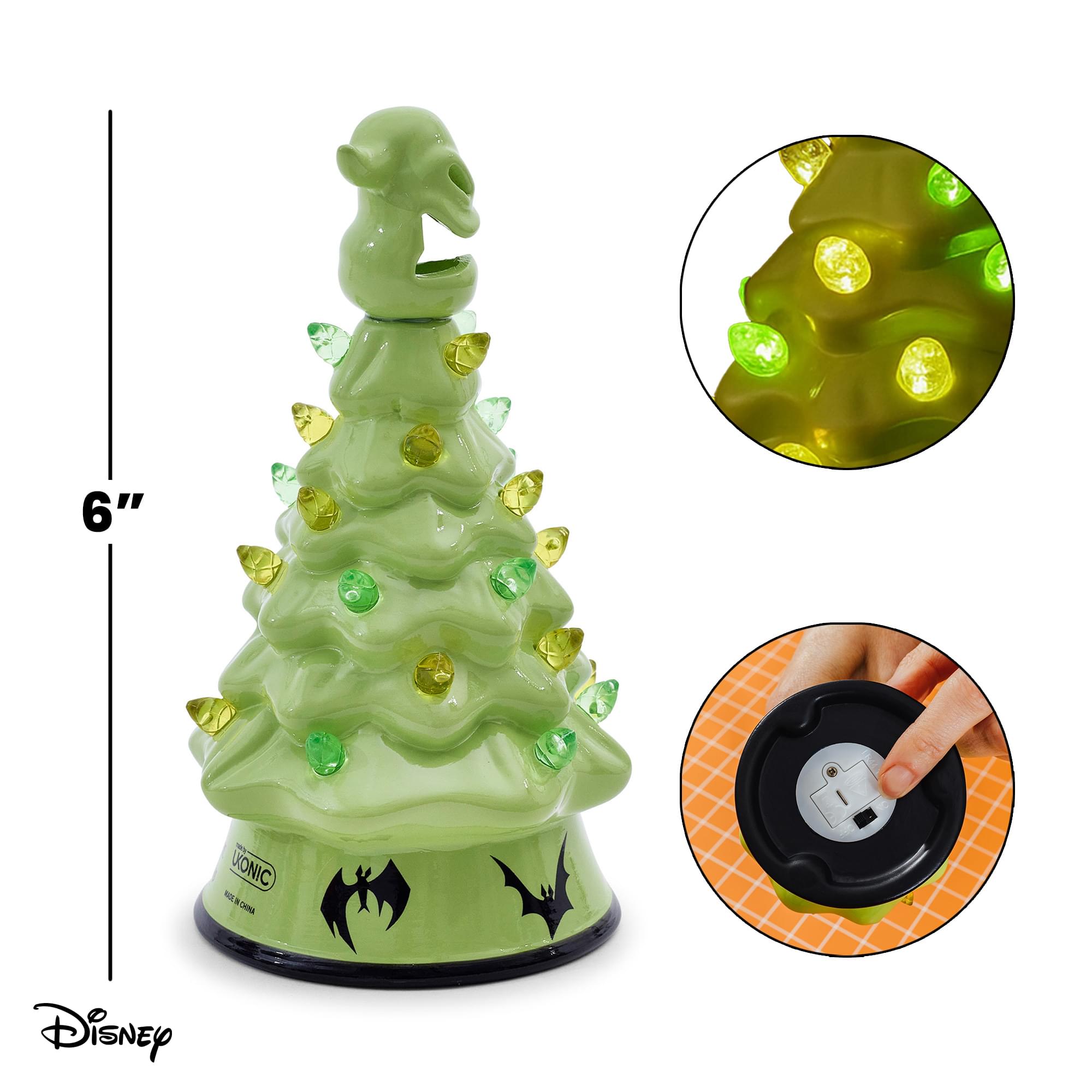 Disney The Nightmare Before Christmas Oogie Light-Up Ceramic Christmas Tree