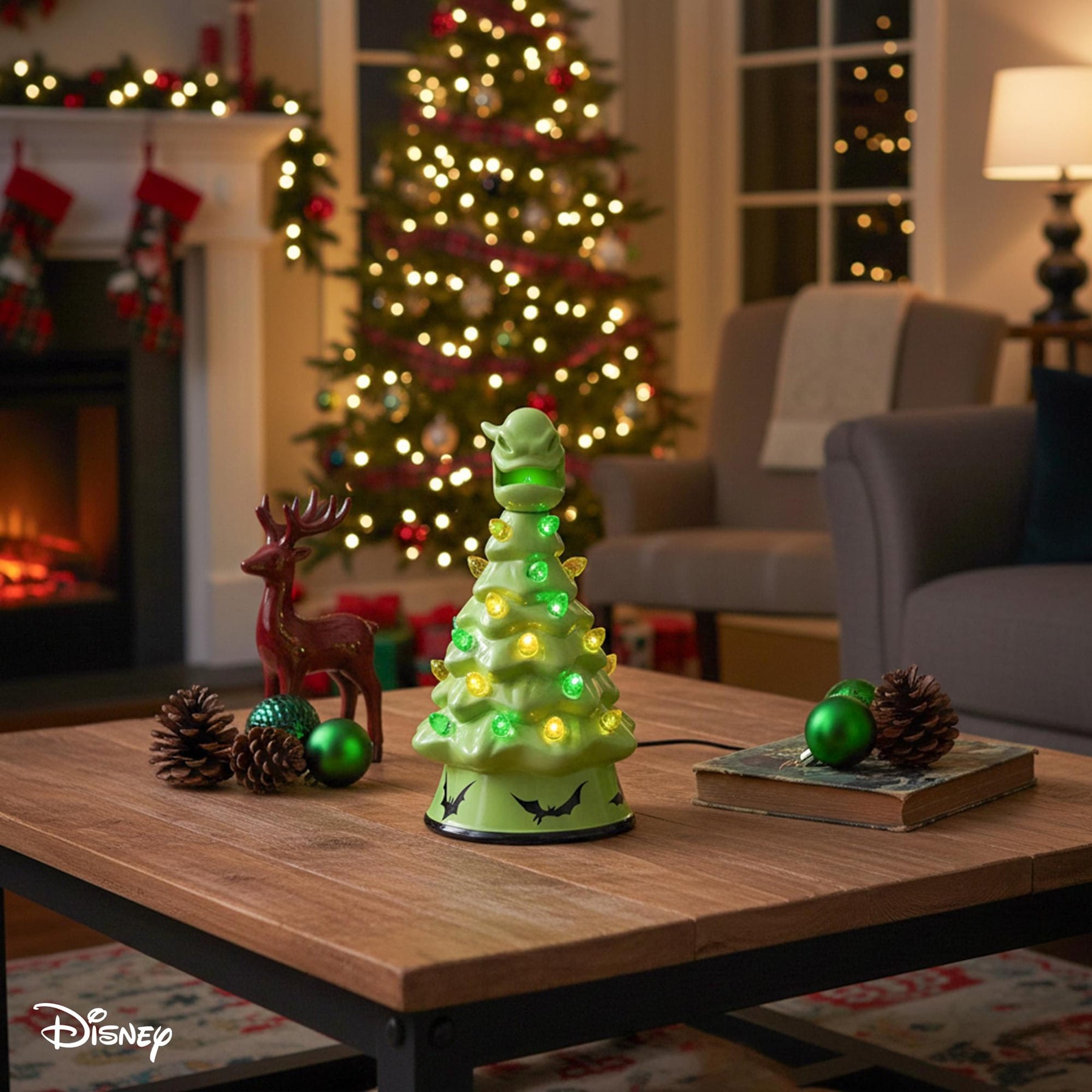 Disney The Nightmare Before Christmas Oogie Light-Up Ceramic Christmas Tree