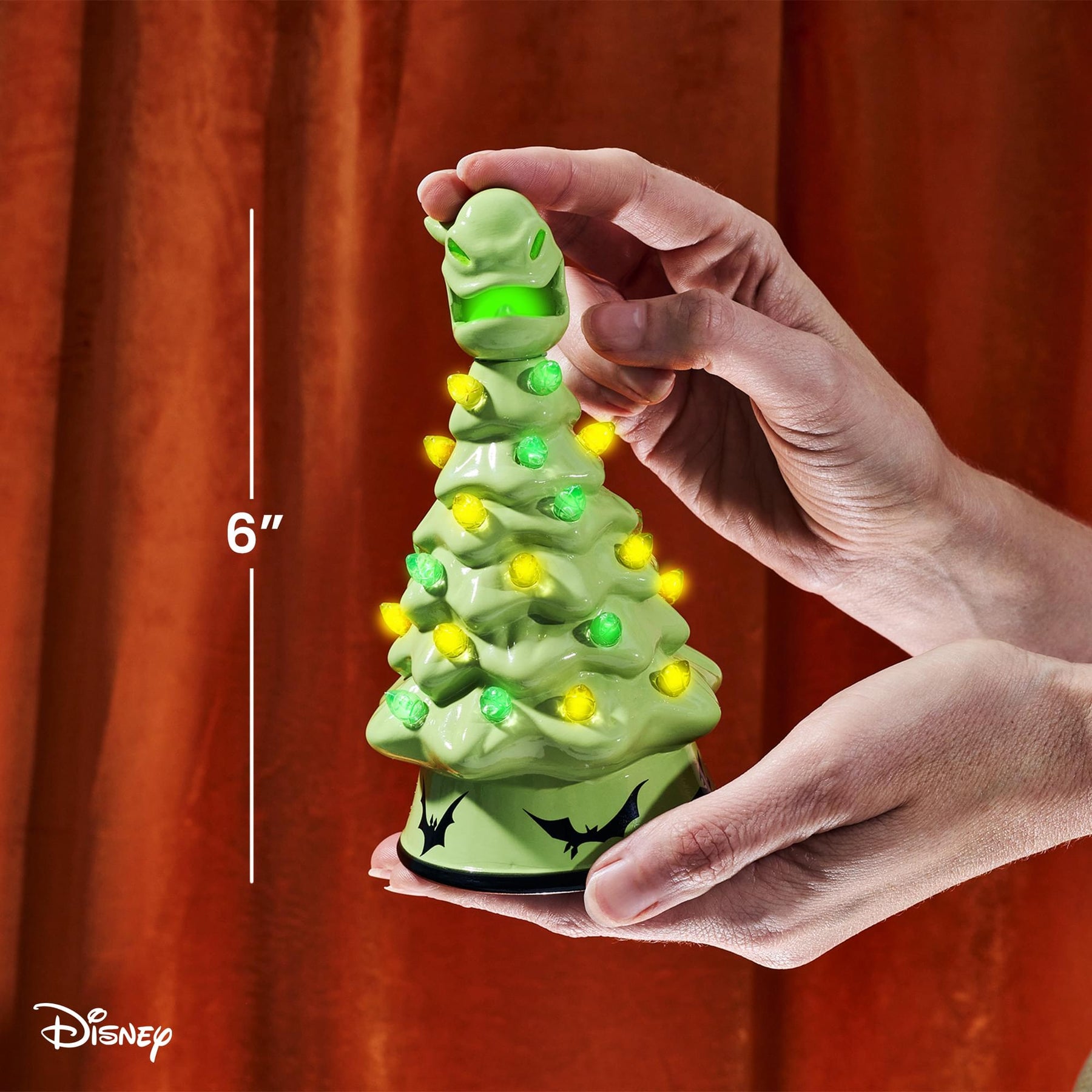 Disney The Nightmare Before Christmas Oogie Light-Up Ceramic Christmas Tree