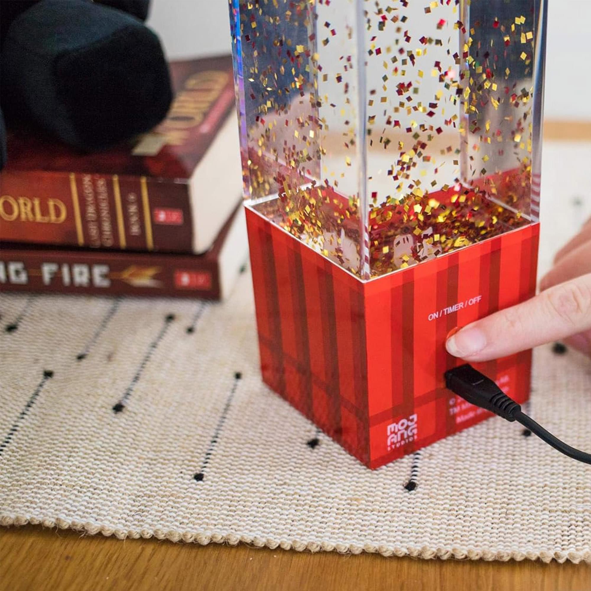 Minecraft 2-Piece TNT Décor Bundle | Glitter Lamp & String Lights