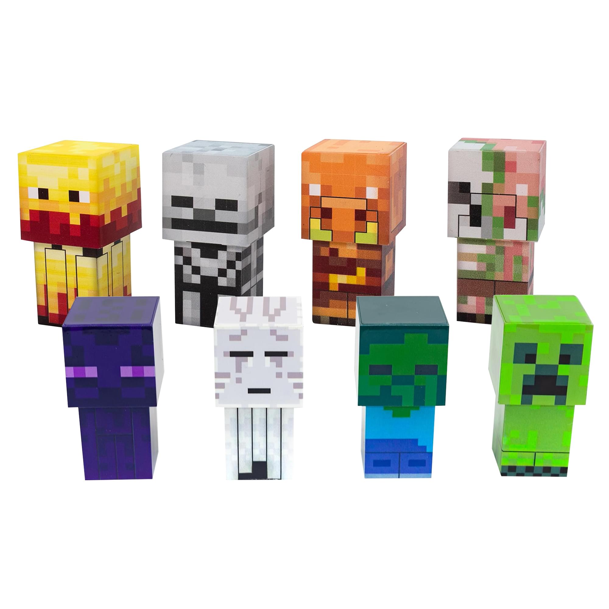 Minecraft 8-Piece Mini Mob Figure Light Bundle | Free Shipping