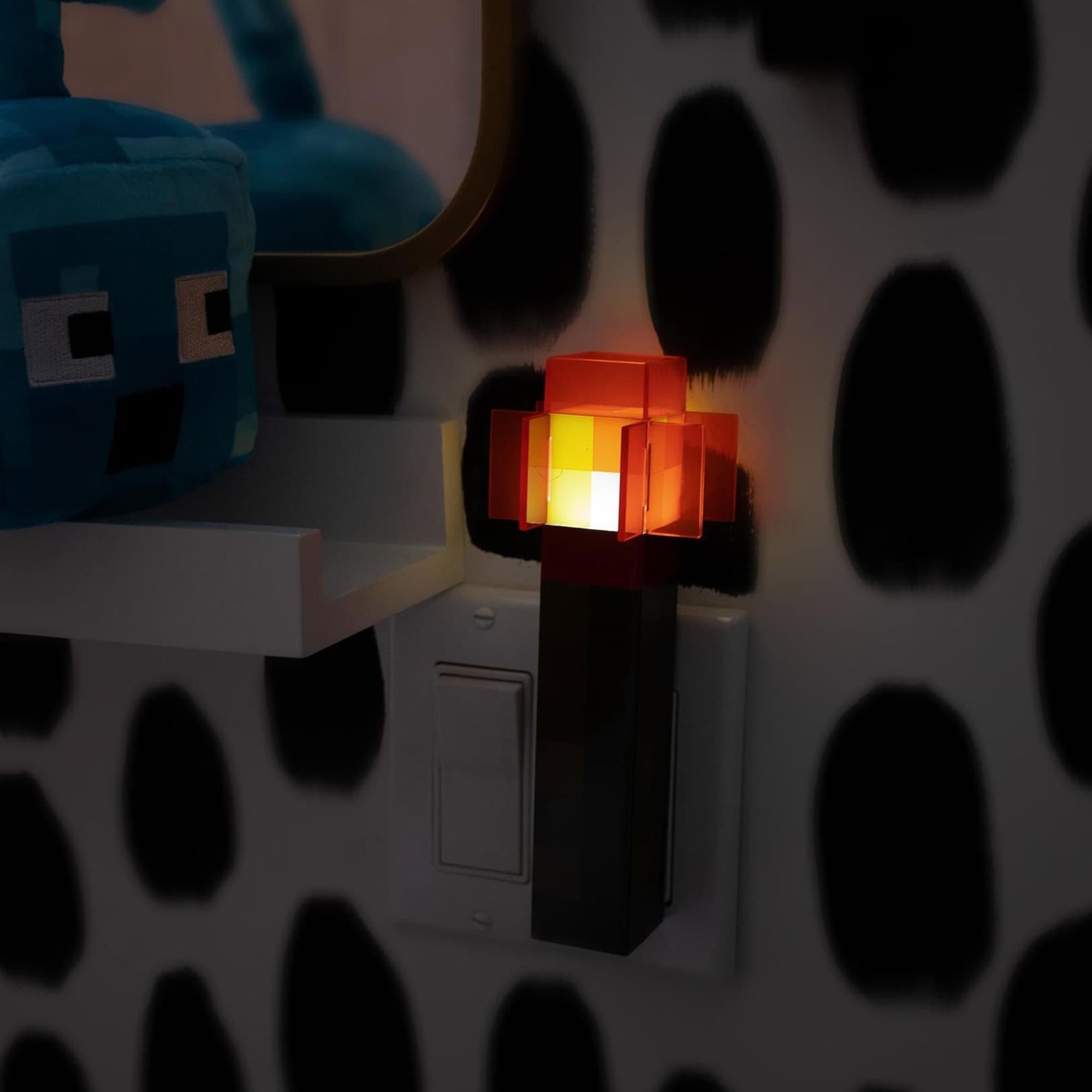 Minecraft 2-Piece Nightlight Bundle | Torch and Redstone Torch