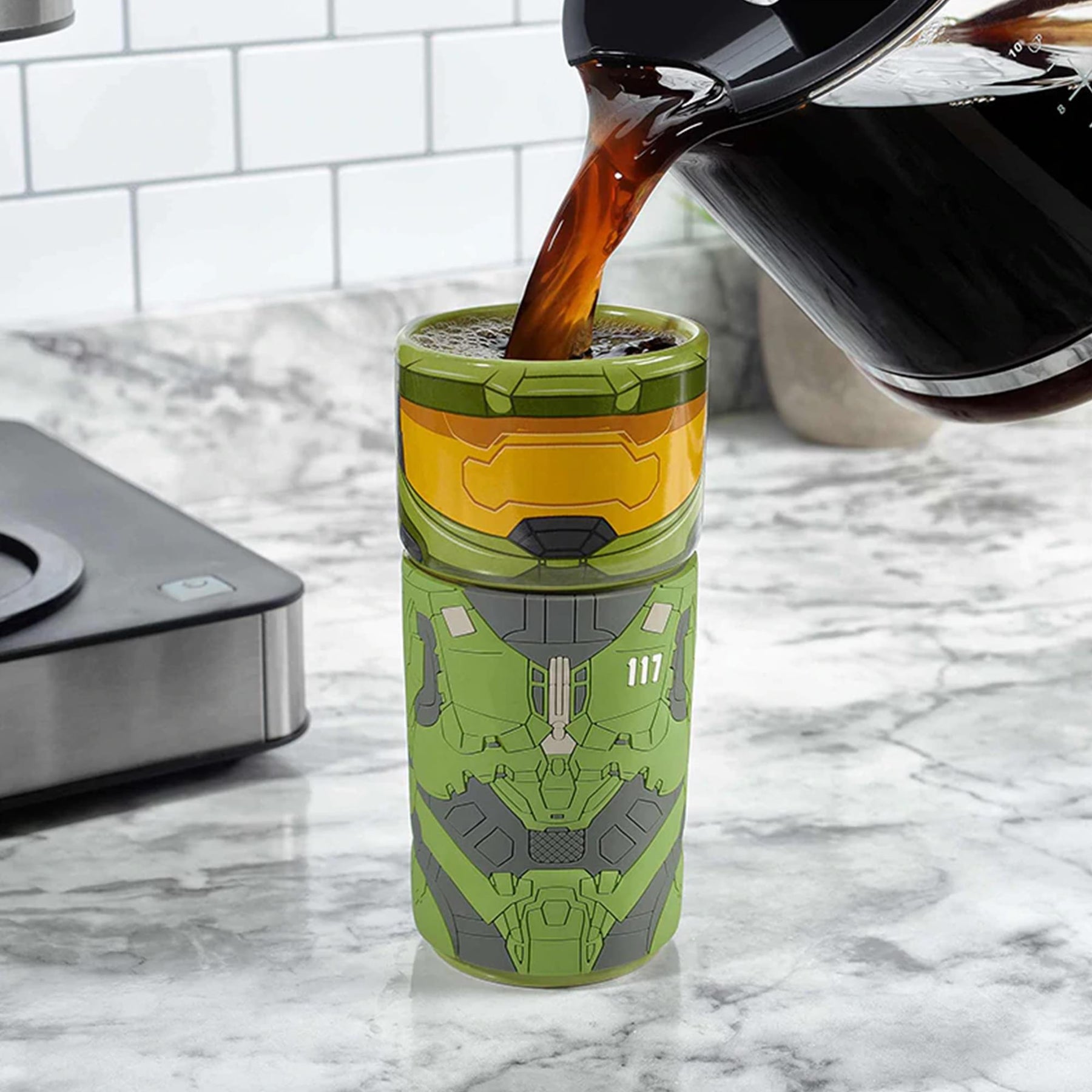 Halo Master Chief 14 Ounce Ceramic CosCup