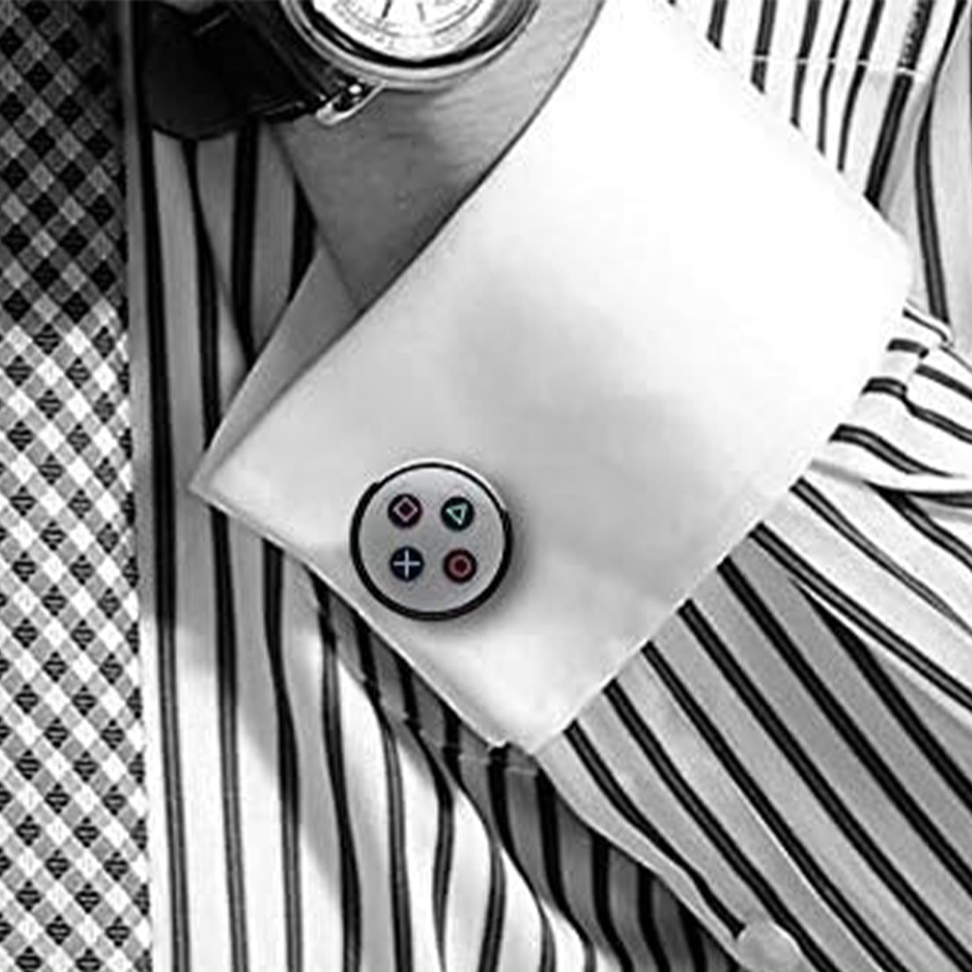 PlayStation PS1 Controller Cufflinks Grey