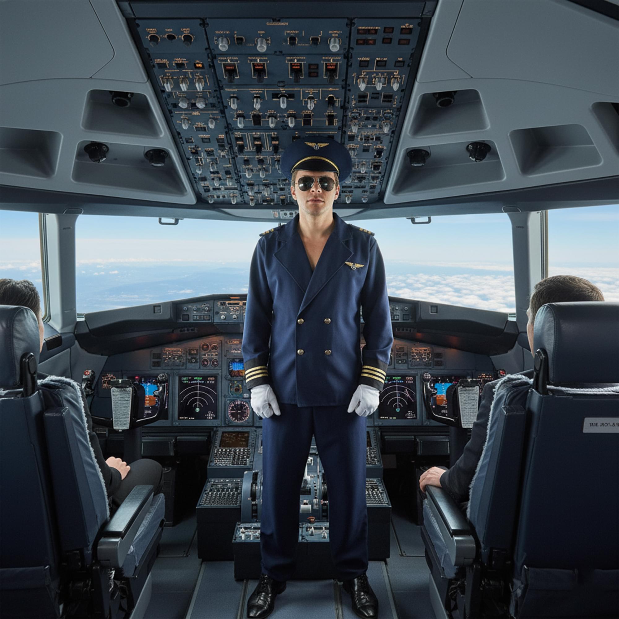 Flight Captain Std Adult Costume