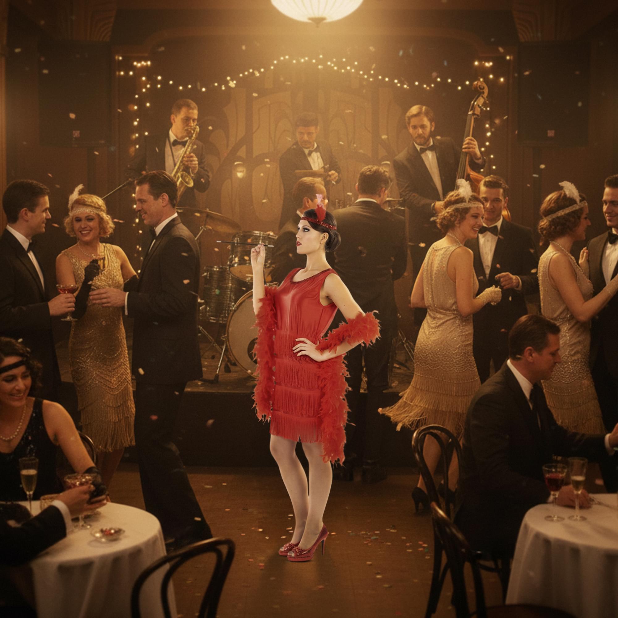 Roaring 20s Flapper Red Costume Accessory