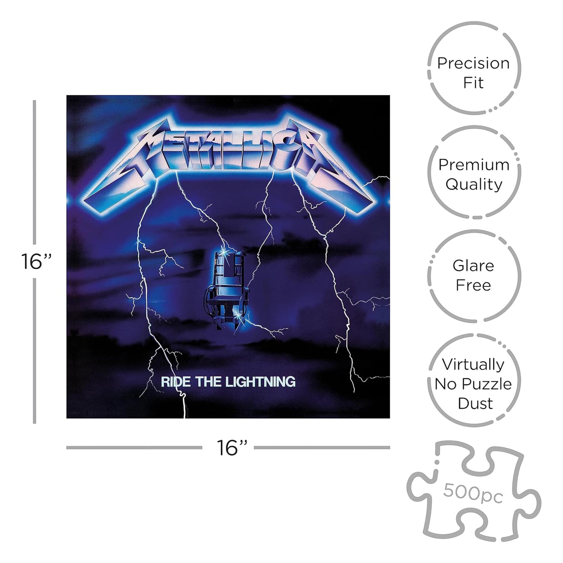 Metallica Ride The Lightning 500 Piece Jigsaw Puzzle