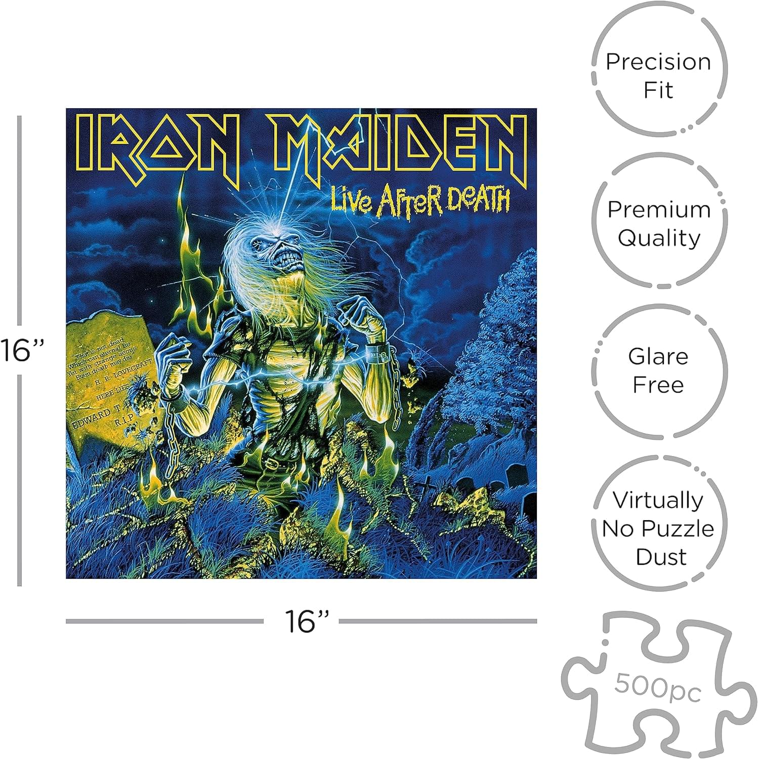 Iron Maiden Live After Death 500 Piece Jigsaw Puzzle