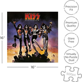 KISS Destroyer 500 Piece Jigsaw Puzzle