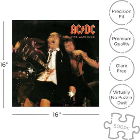 AC/DC If You Want Blood 500 Piece Jigsaw Puzzle