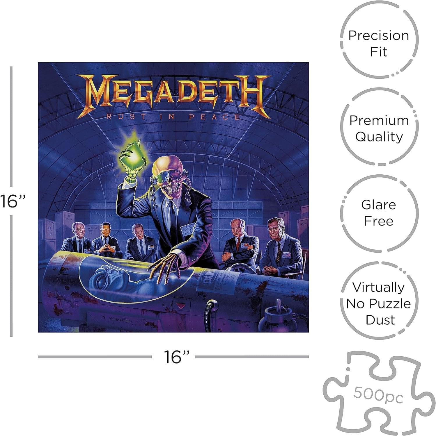 Megadeth Rust In Peace 500 Piece Jigsaw Puzzle