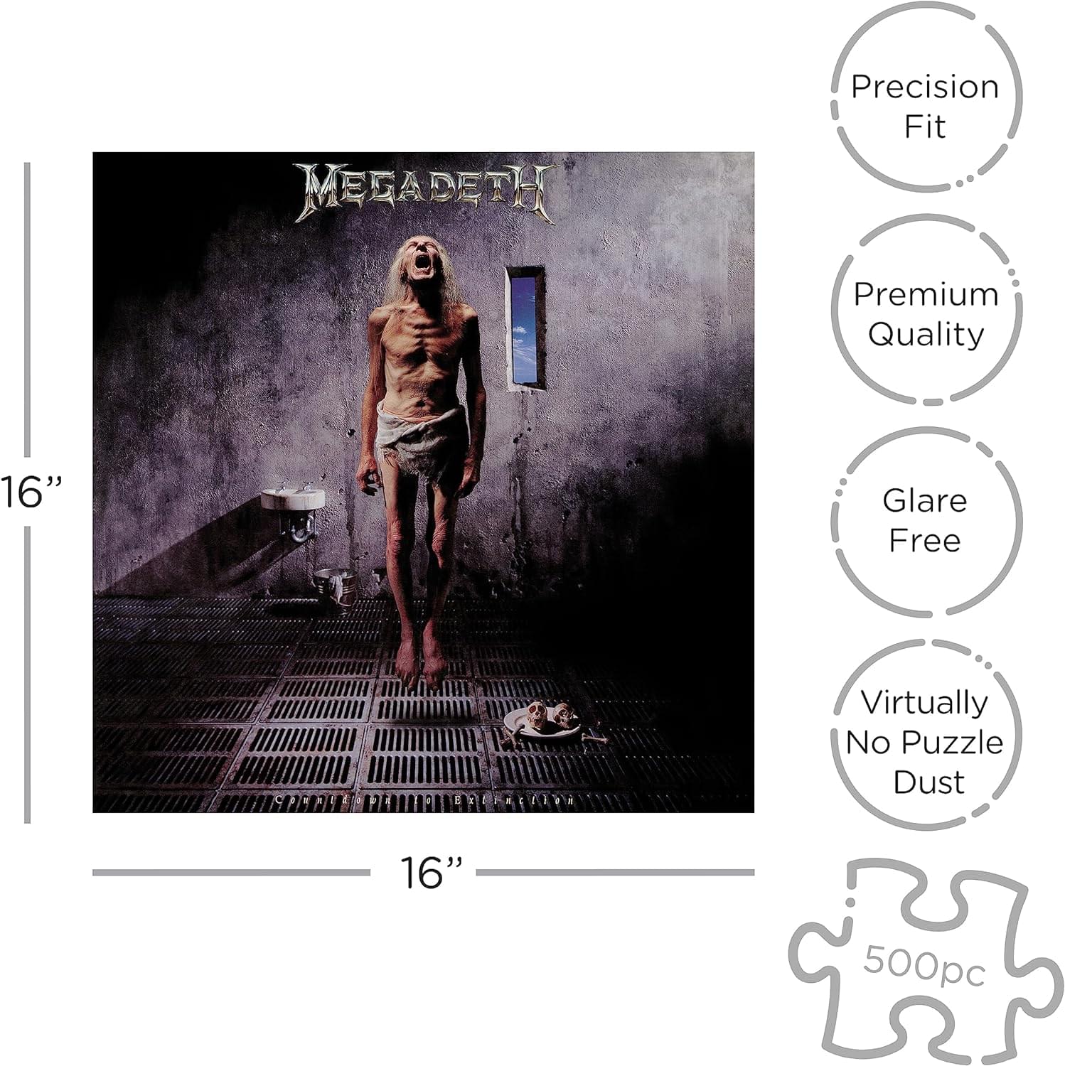Megadeth Countdown To Extinction 500 Piece Jigsaw Puzzle