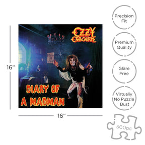 Ozzy Osbourne Diary Of A Madman 500 Piece Jigsaw Puzzle