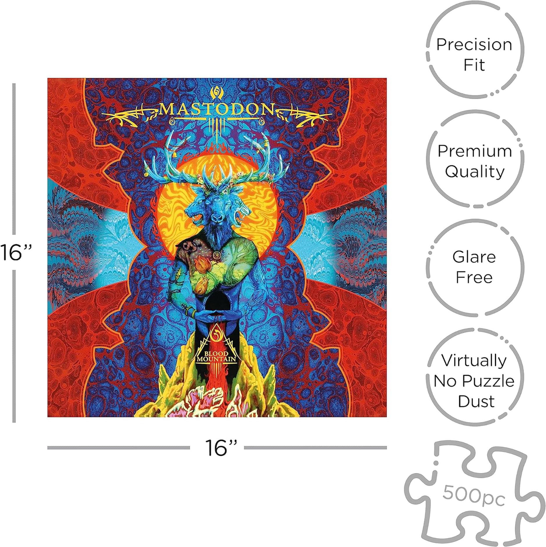 Mastodon Blood Mountain 500 Piece Jigsaw Puzzle