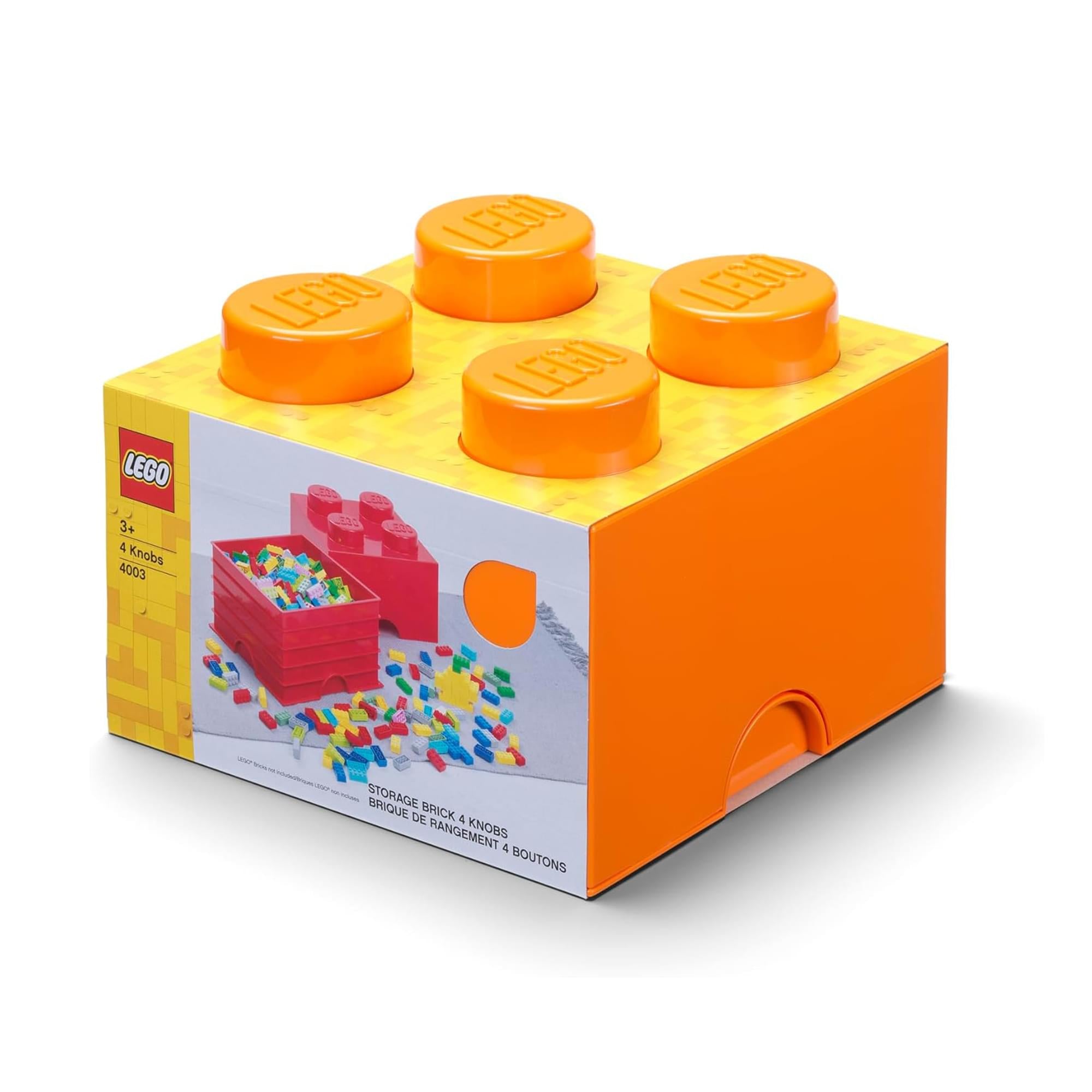 LEGO Storage Brick 4, Bright Orange