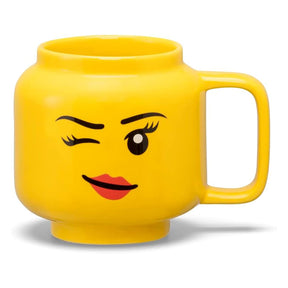 LEGO Winking Girl 9 Ounce Ceramic Mug