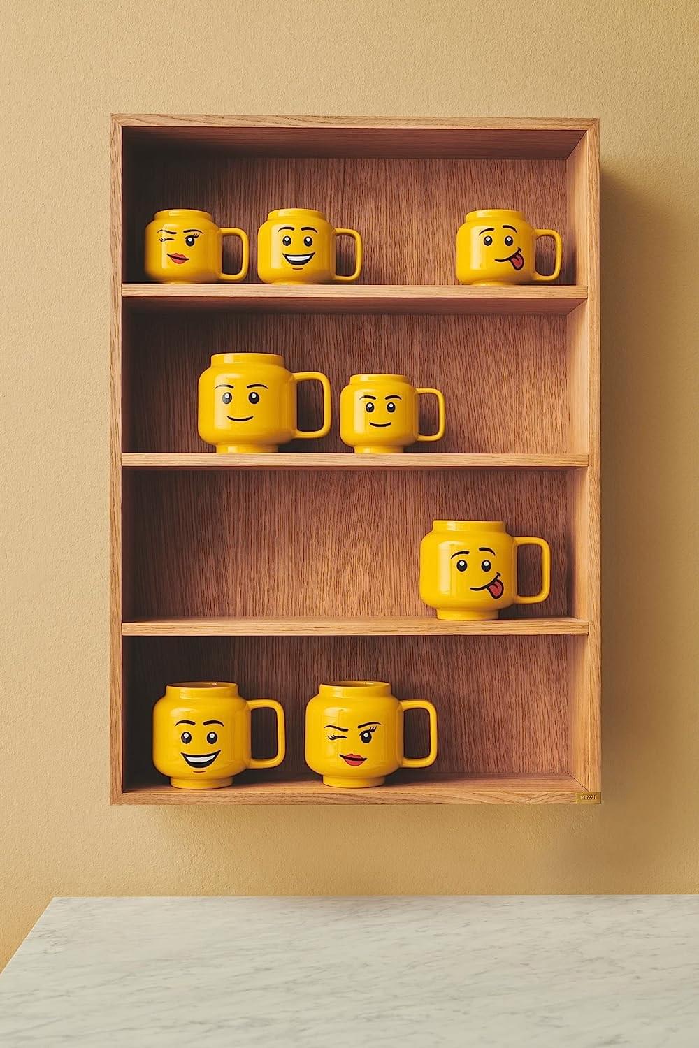 LEGO Winking Girl 9 Ounce Ceramic Mug