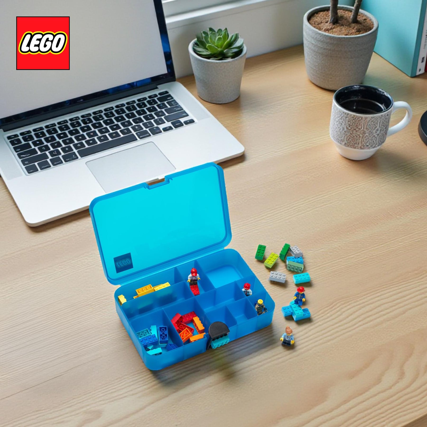 LEGO Brick Storage Sorting Box | Blue