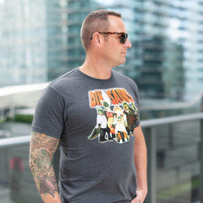 ABC's Dinosaurs Logo & Cast Men's Grey T-Shirt
