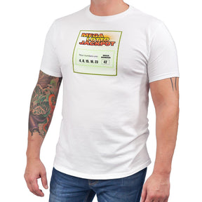 Lost "Mega Lotto Jackpot" Men's White T-Shirt