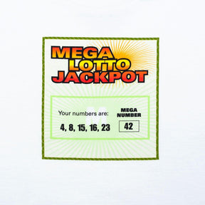 Lost "Mega Lotto Jackpot" Men's White T-Shirt