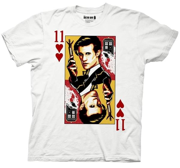 Doctor Who Playing Cards Adult Premium T-Shirt