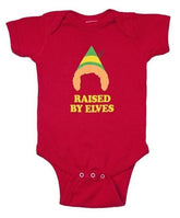 Elf The Movie Raised By Elves Short Sleeve Romper Infant