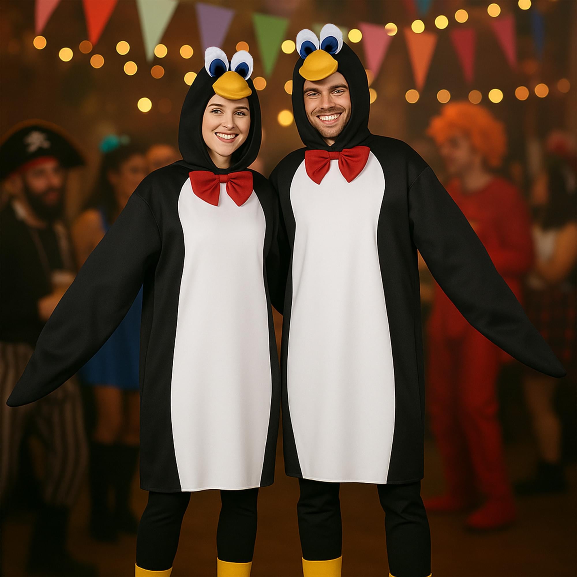Penguin Couples Adult Costume Set