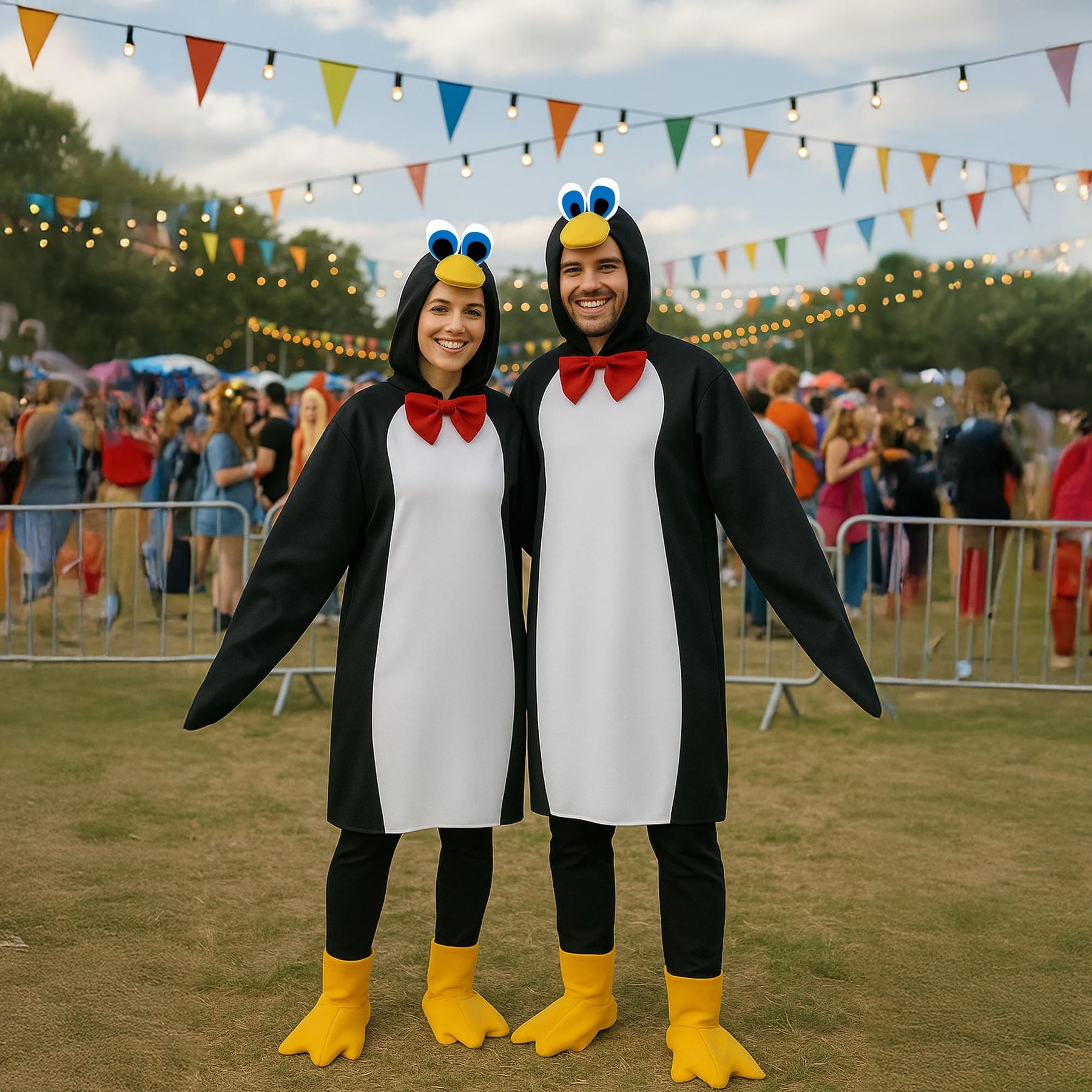 Penguin Couples Adult Costume Set