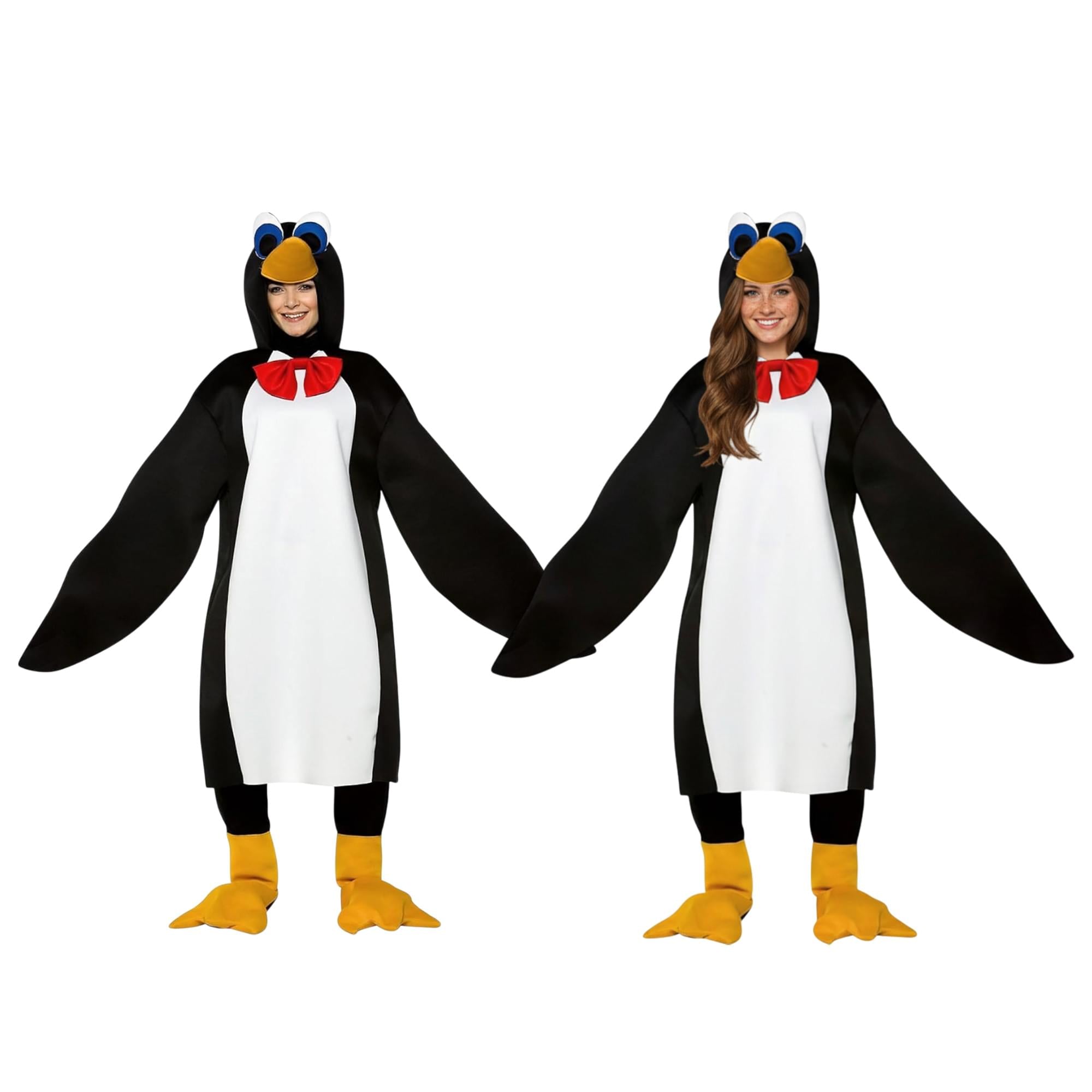 Penguin Adult Group Costume Set of 4