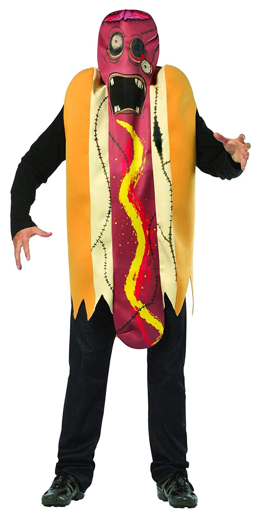 Zombie Hot Dog Costume Tunic Adult