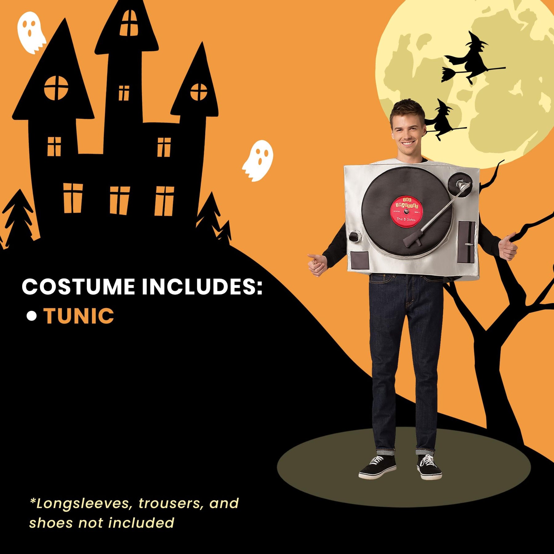 Turntable Adult Costume