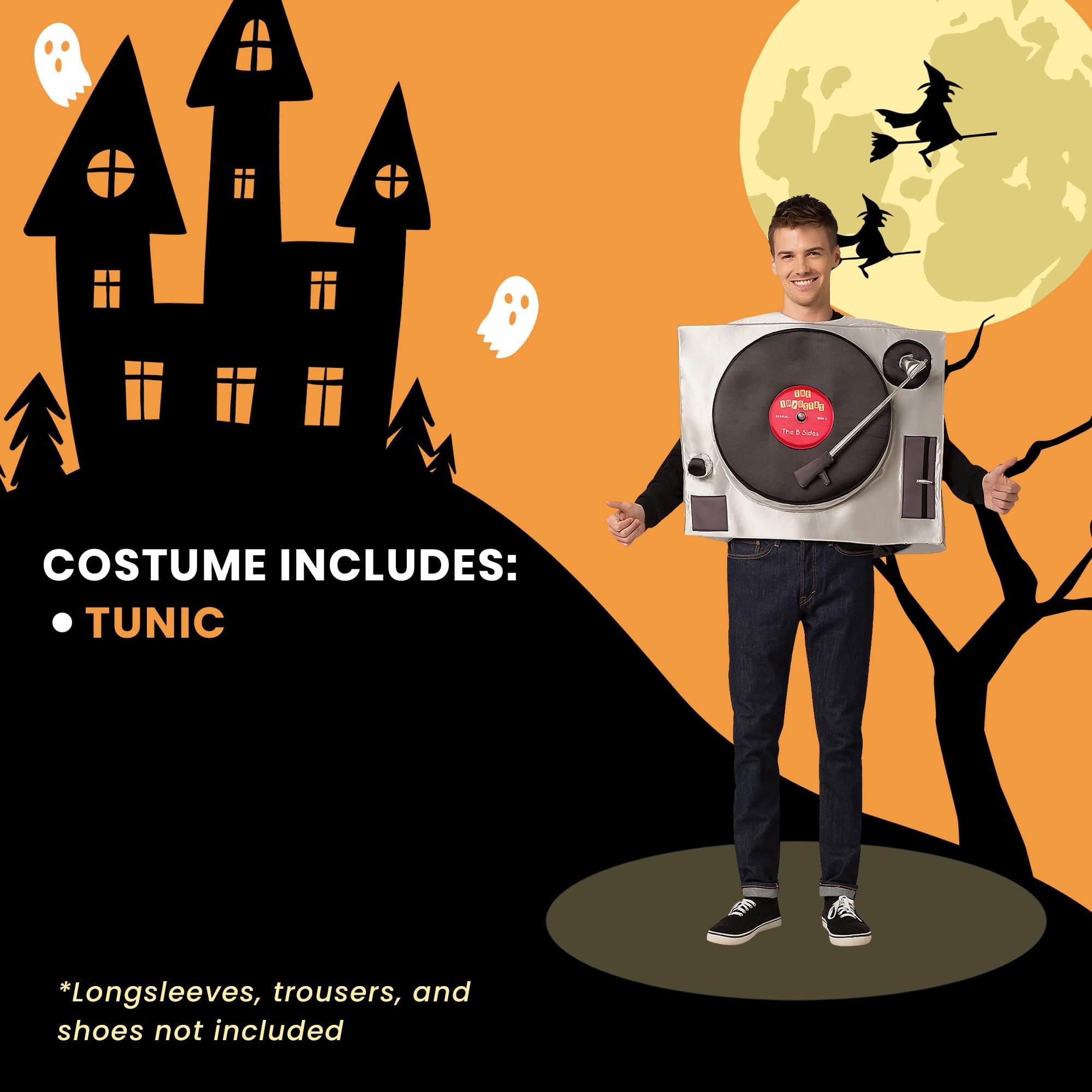 Turntable Adult Costume