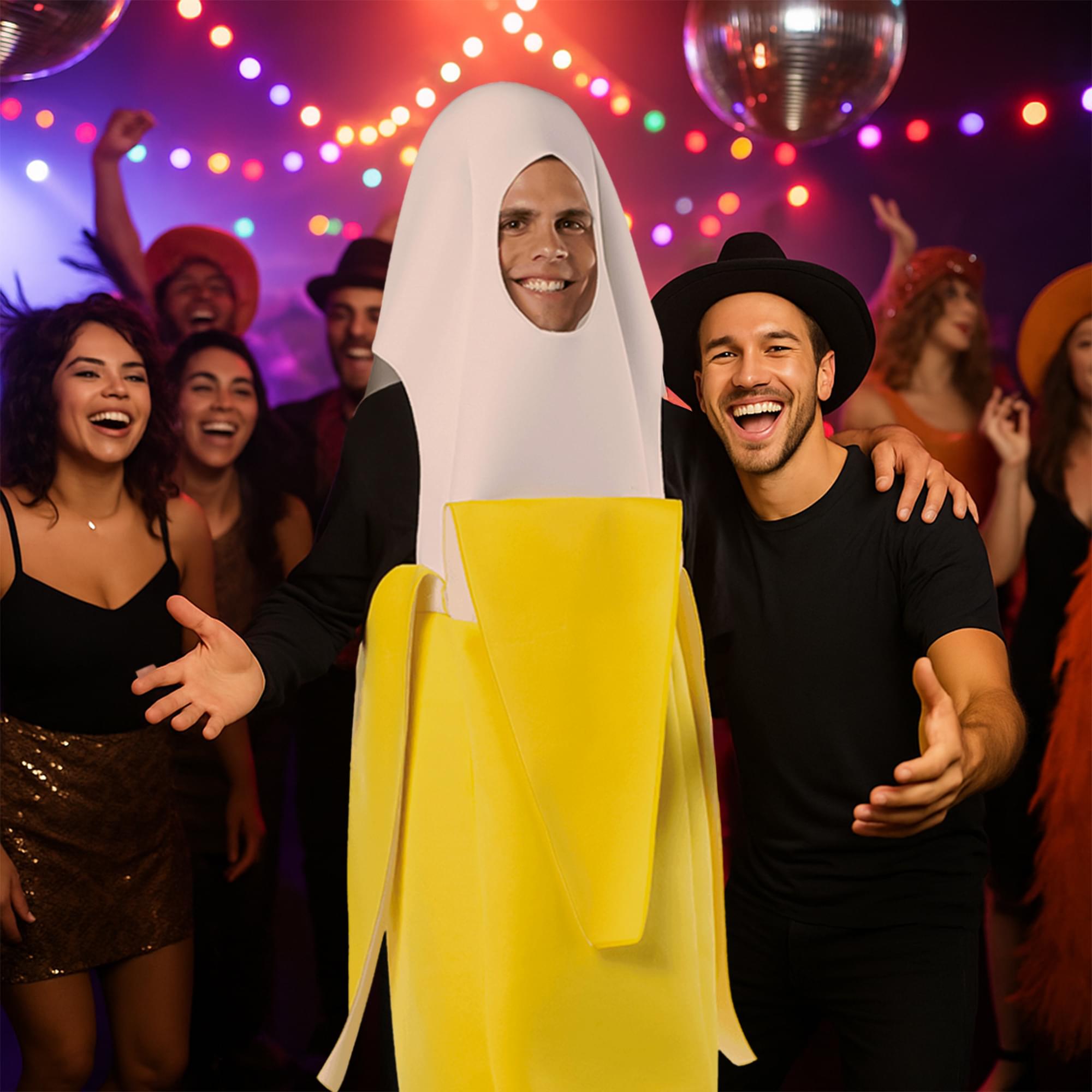 Peeled Banana Adult Costume