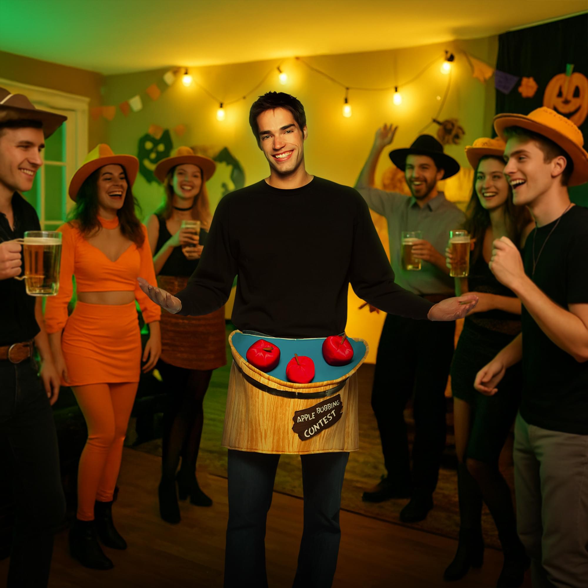 Apple Bobbing Contest Adult Costume