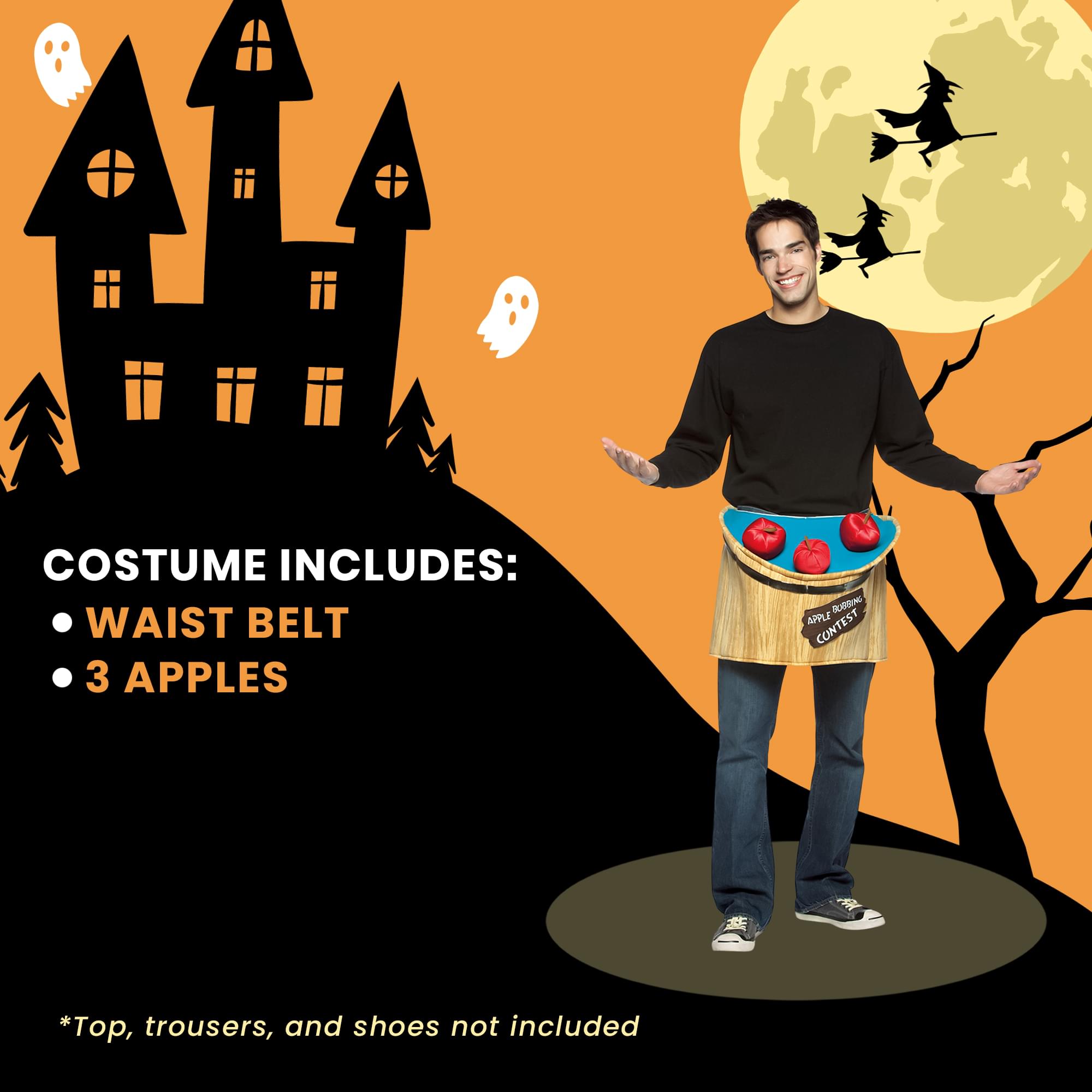 Apple Bobbing Contest Adult Costume