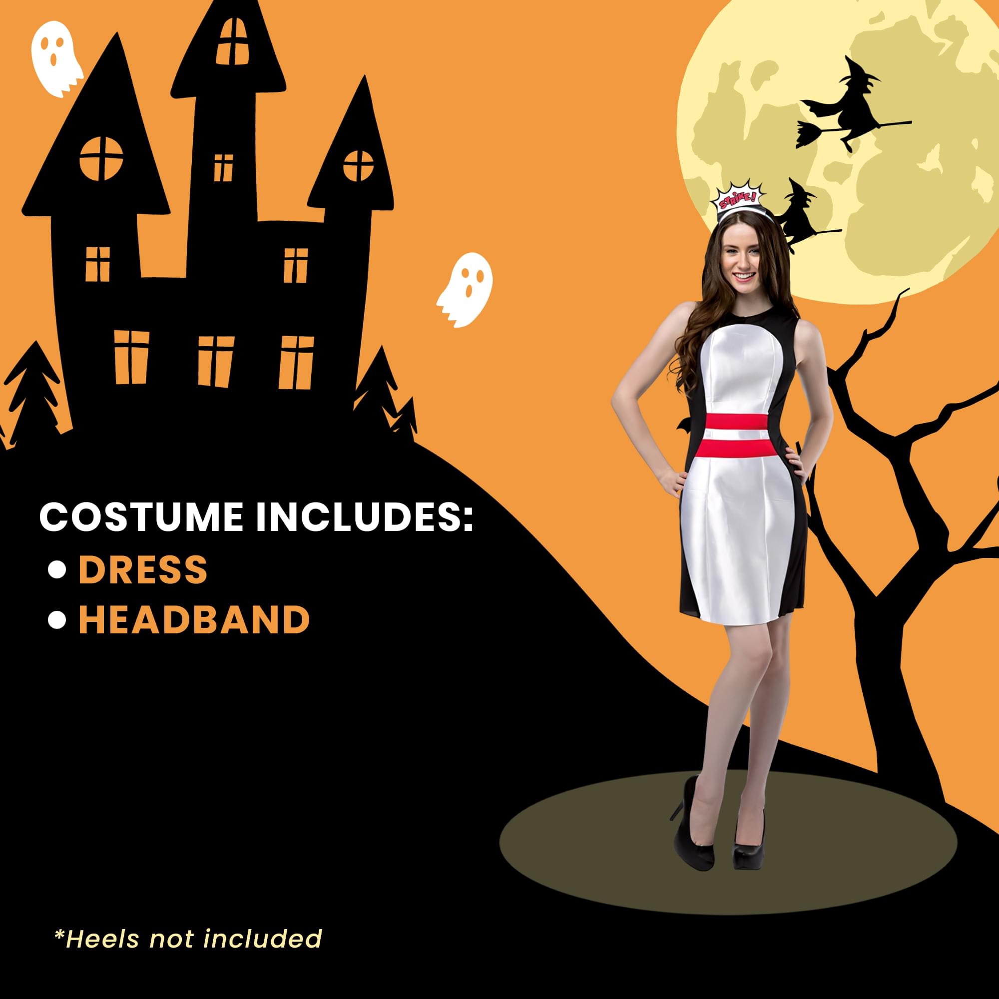 Bowling Pin Adult Costume Dress